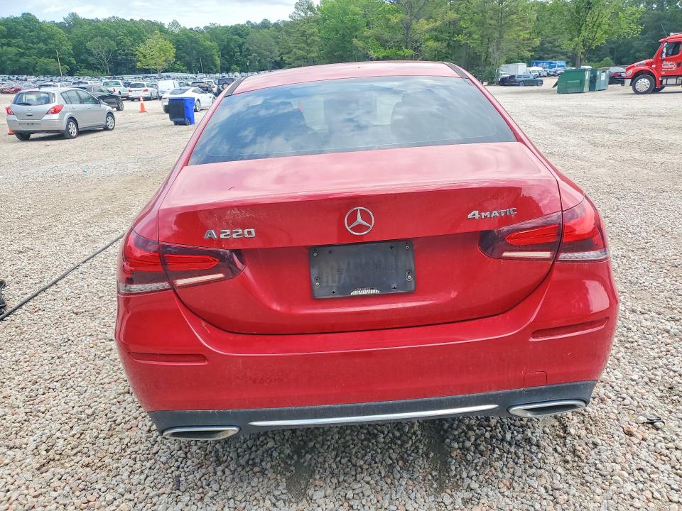 2020 Mercedes-benz A-klasse VIN WDD3G4FB4LW037925 COPART salvage auction — MECHANICAL, Nc - Dealer Only Clean Title, sold $7,500 on 2026-07-27 (photo 6)