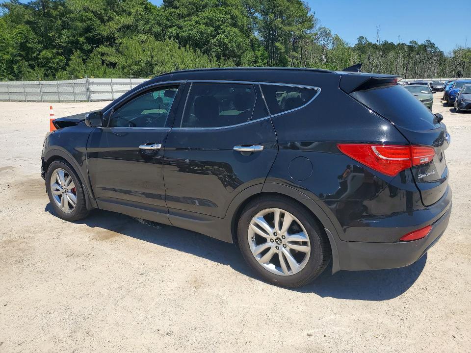 2014 Hyundai Santa fe VIN 5XYZW3LA6EG140230 COPART salvage auction — FRONT END, SC - CERT OF TITLE-SALVAGE, sold $975 on 2026-07-27 (photo 2)