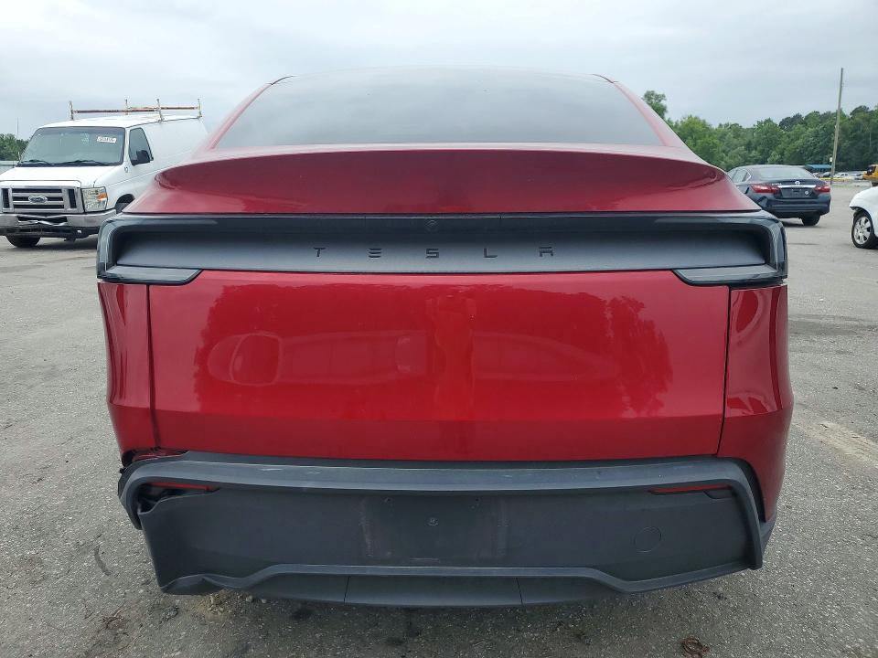 2026 Tesla Model y VIN 7SAYGDED5TA451660 COPART salvage auction — REAR END, Nc - Salvage Certificate Of Title, sold $20,300 on 2026-07-28 (photo 6)