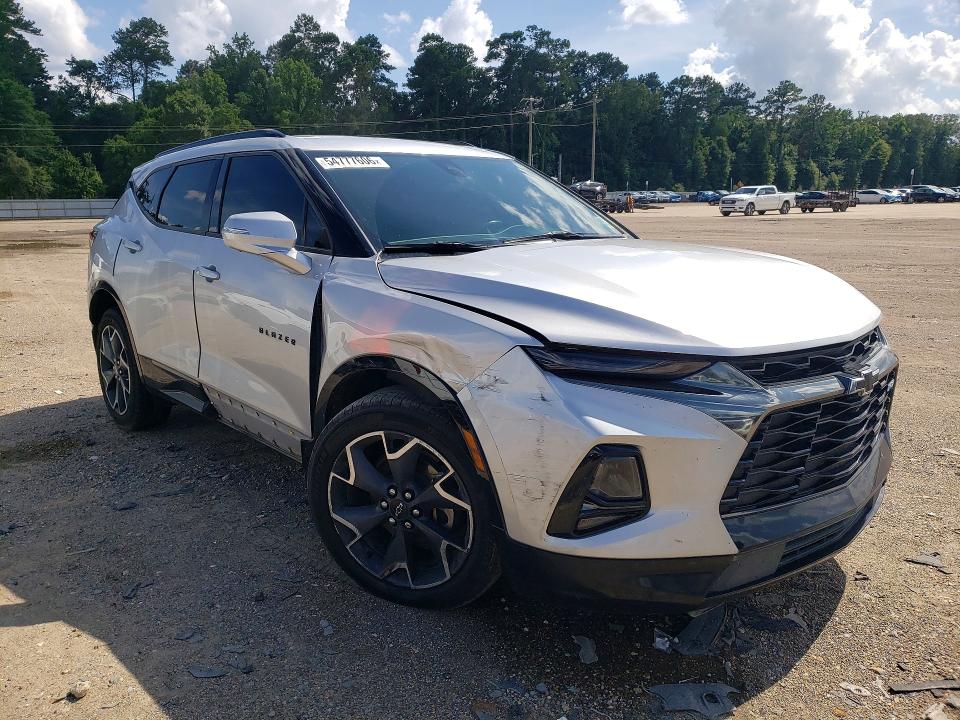 2019 Chevrolet Blazer VIN 3GNKBERSXKS693831 COPART salvage auction — SIDE, La - Cert Of Title-Salvage, sold $6,800 on 2026-07-02 (photo 4)