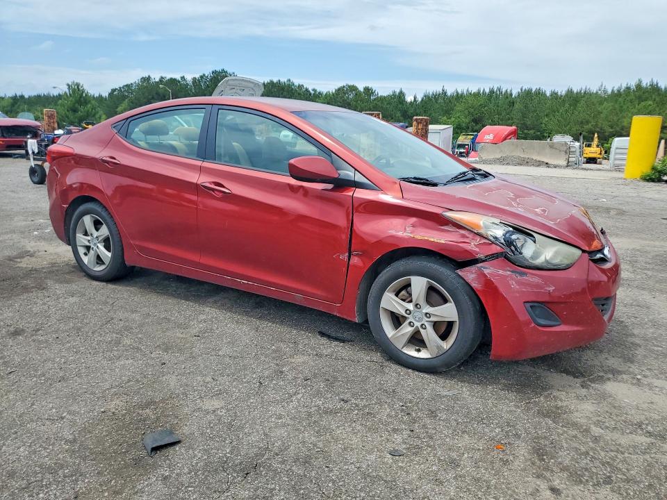 2011 Hyundai Elantra VIN KMHDH4AE9BU162597 COPART salvage auction — FRONT END, Sc - Cert Of Title-Salvage, sold $700 on 2026-07-17 (photo 4)