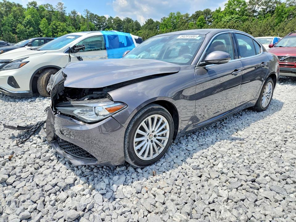 2021 Alfa romeo VIN ZARFANAN0M7644910 COPART salvage auction — FRONT END, Ga - Certificate Of Title, sold $1,800 on 2026-07-14 (photo 1)