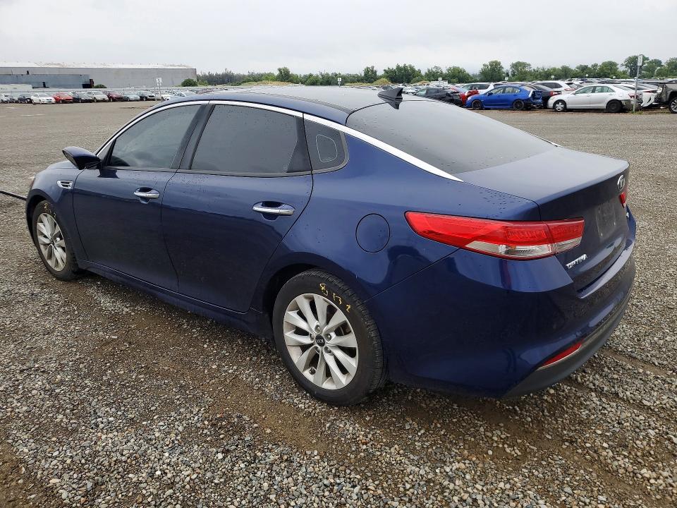 2016 Kia VIN 5XXGU4L39GG013970 COPART salvage auction — FRONT END, Ca - Salvage Certificate, sold $550 on 2026-07-24 (photo 2)