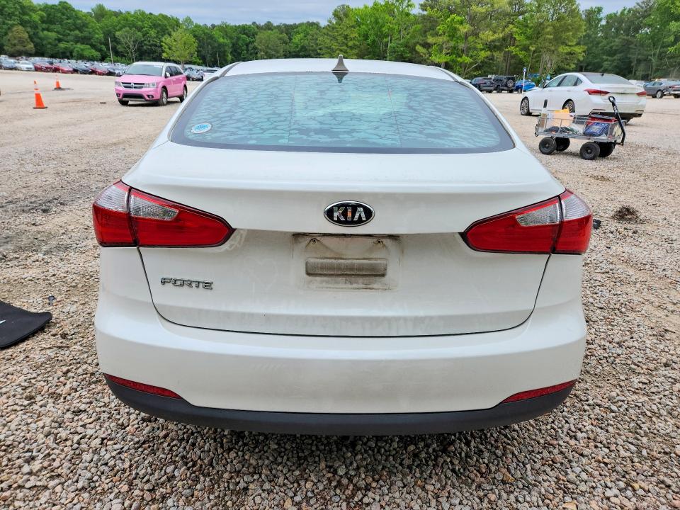 2016 Kia Forte VIN KNAFX4A67G5532419 COPART salvage auction — FRONT END, Nc - Salvage Certificate Of Title, sold $625 on 2026-07-17 (photo 6)