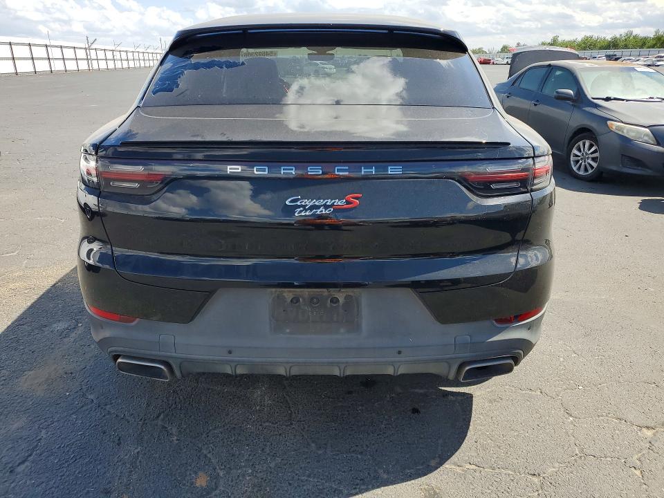 2021 Porsche Cayenne VIN WP1BA2AY5MDA43364 COPART salvage auction — FRONT END, Ca - Salvage Certificate, sold $27,000 on 2026-07-09 (photo 6)