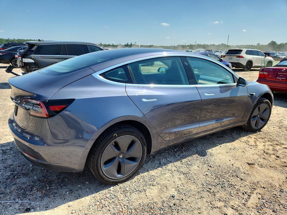 2020 Tesla VIN 5YJ3E1EB2LF534797 COPART salvage auction — WATER/FLOOD, Tx - Salvage Title-Flood Damage, sold $5,100 on 2026-07-07 (photo 3)