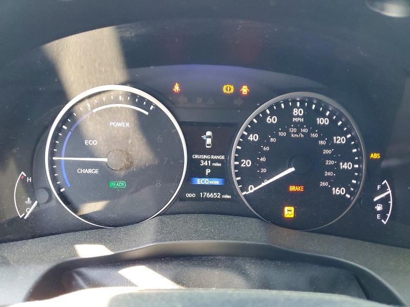 2013 Lexus ES VIN JTHBW1GG7D2015393 COPART salvage auction — REAR END, Md - Cert Of Salvage > 75% Damage, sold $400 on 2026-07-23 (photo 9)