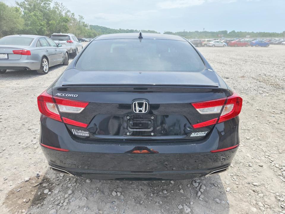 2022 Honda Accord VIN 1HGCV1F46NA054856 COPART salvage auction — SIDE, Il - Salvage Certificate, sold $10,500 on 2026-07-27 (photo 6)