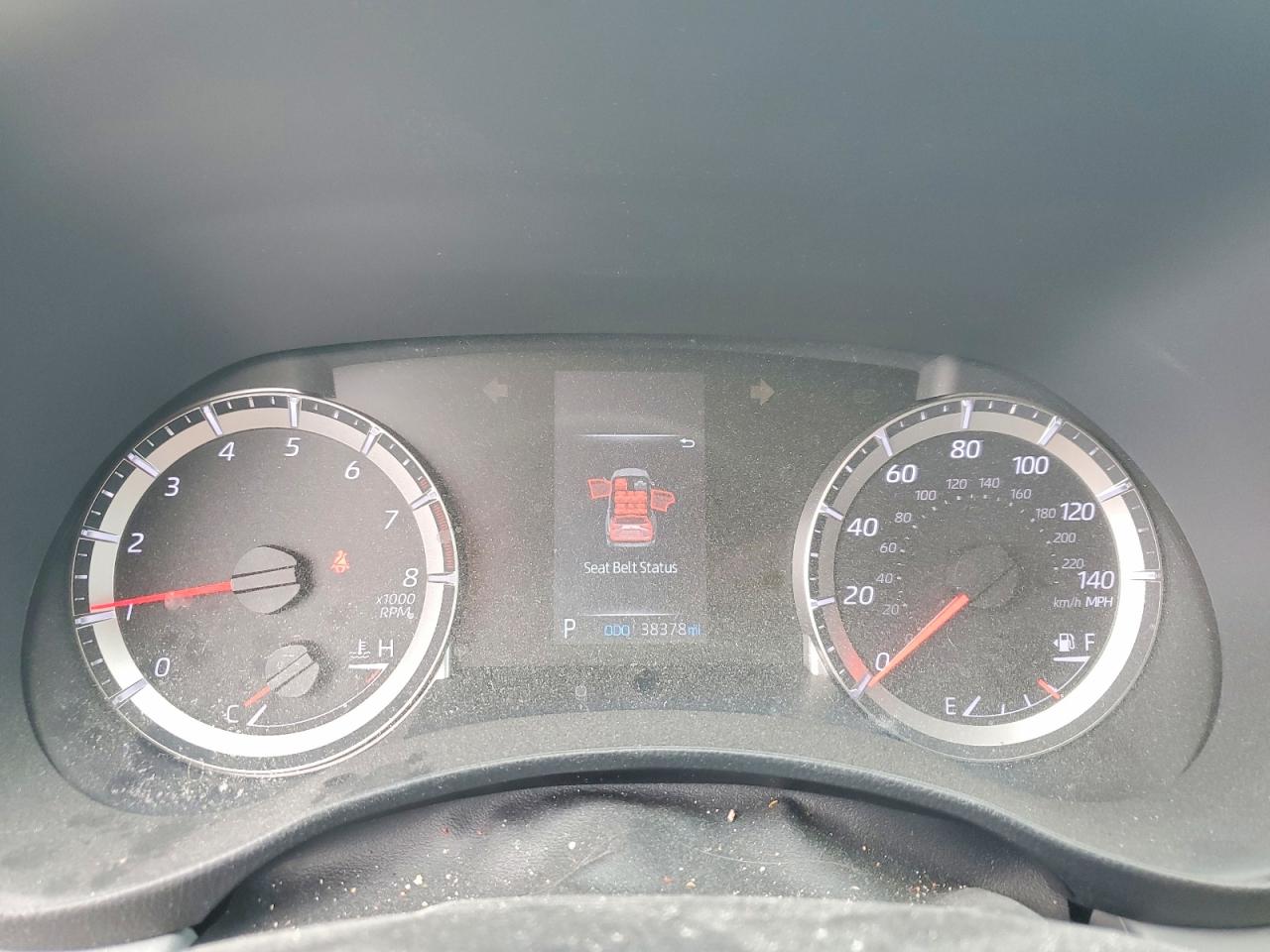 2022 Toyota Highlander VIN 5TDCZRAH9NS126406 COPART salvage auction — Rear End, TX - SALVAGE VEHICLE TITLE, sold $12,900 on 2026-07-09 (photo 9)