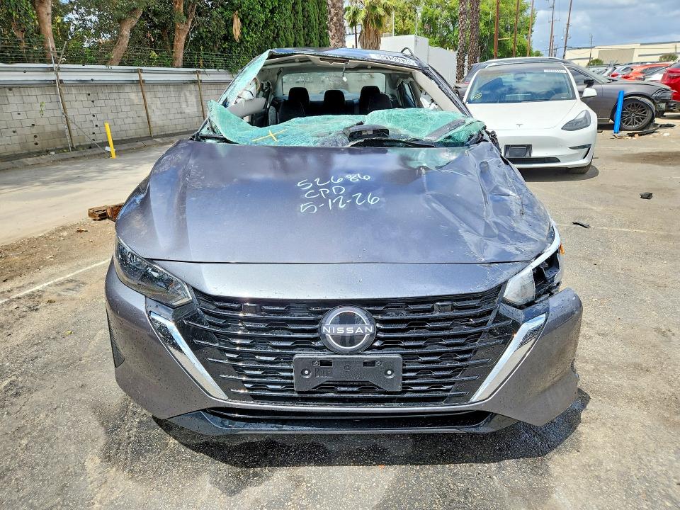 2025 Nissan Sentra VIN 3N1AB8CV0SY416825 COPART salvage auction — ROLLOVER, Ca - Certificate Of Title, sold $1,300 on 2026-07-09 (photo 5)