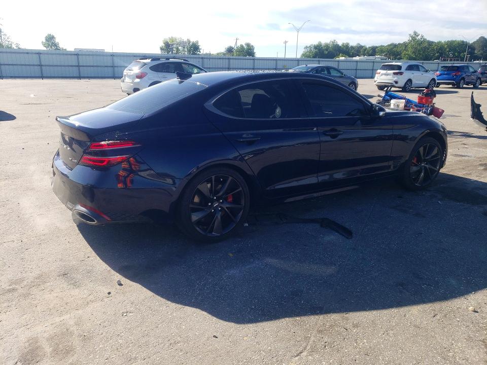 2023 Genesis VIN KMTG54TE3PU115145 COPART salvage auction — FRONT END, Nc - Salvage Certificate Of Title, sold $275 on 2026-07-28 (photo 3)