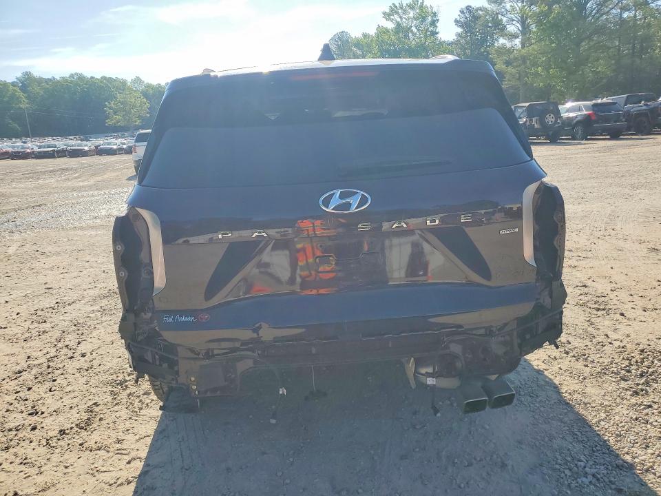 2024 Hyundai Palisade VIN KM8R5DGE9RU712199 COPART salvage auction — FRONT END, Nc - Salvage Certificate Of Title, sold $10,300 on 2026-07-17 (photo 6)