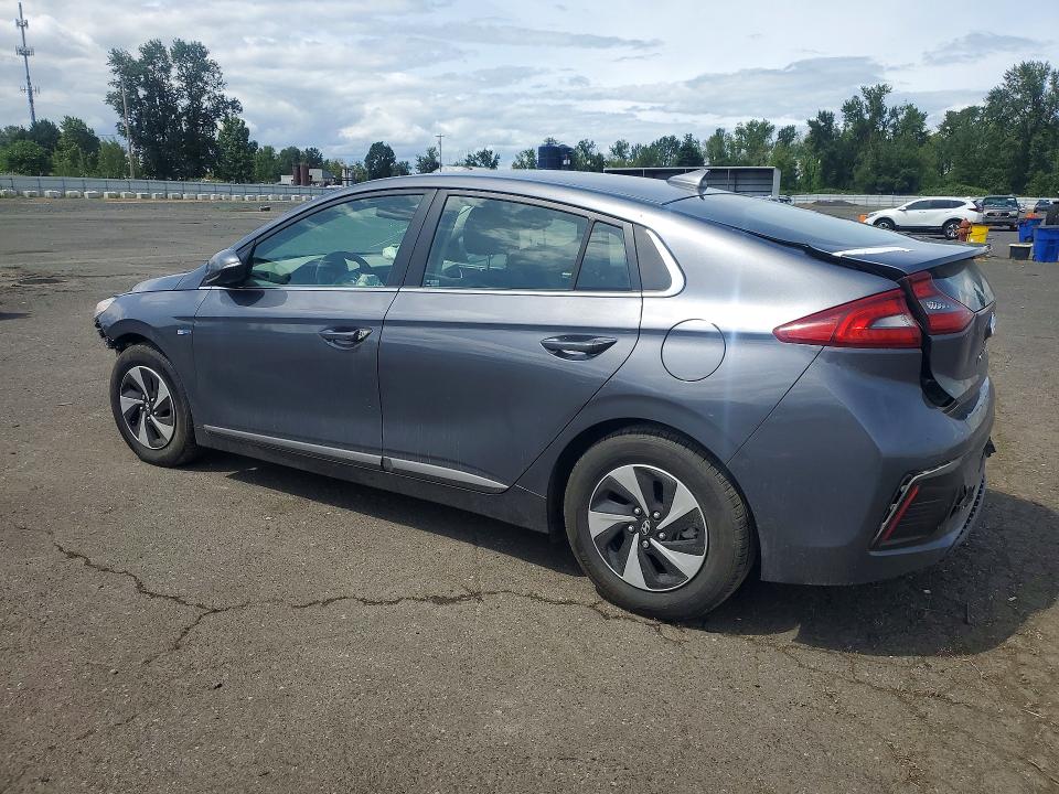 2017 Hyundai Ioniq VIN KMHC75LCXHU046026 COPART salvage auction — REAR END, Or - Salvage Title Certificate, sold $1,550 on 2026-09-21 (photo 2)