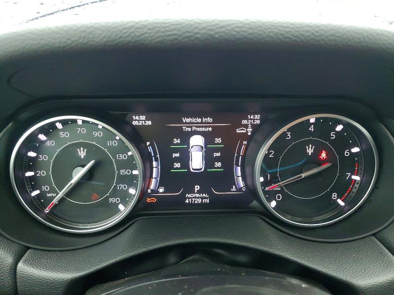 2021 Maserati Levante VIN ZN661XUA6MX359612 COPART salvage auction — FRONT END, Md - Cert Of Salvage > 75% Damage, sold $16,700 on 2026-07-20 (photo 9)