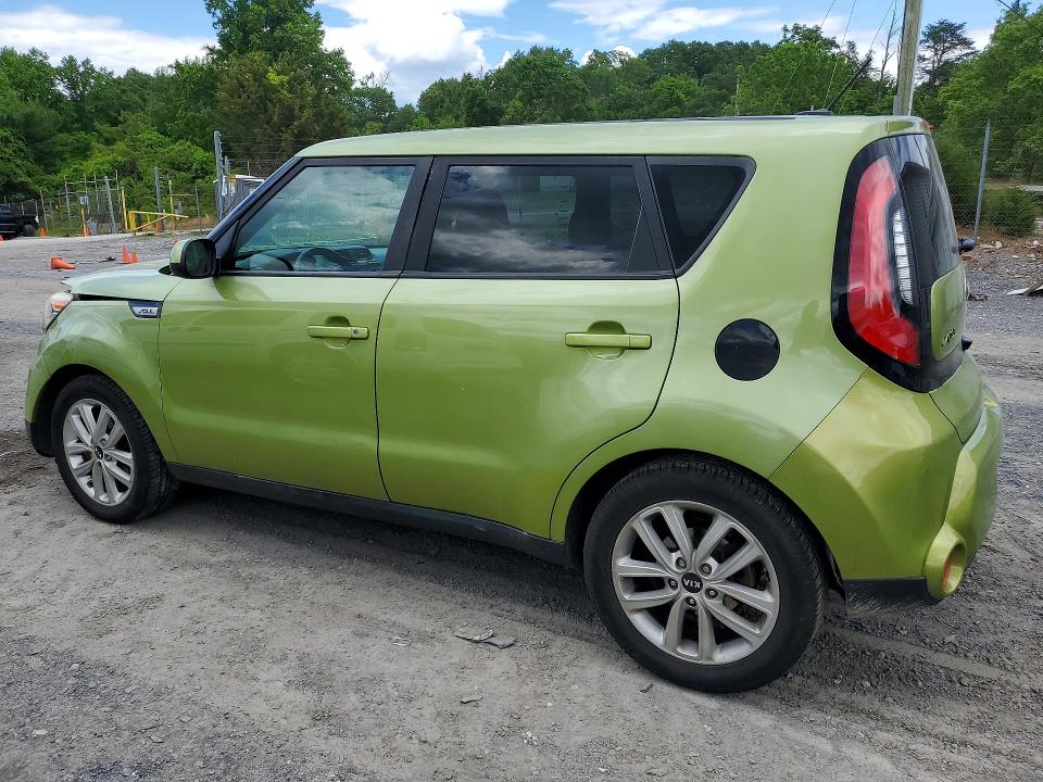 2017 Kia Soul VIN KNDJP3A57H7884646 COPART salvage auction — FRONT END, Pa - Certificate Of Salvage, sold $800 on 2026-07-20 (photo 2)