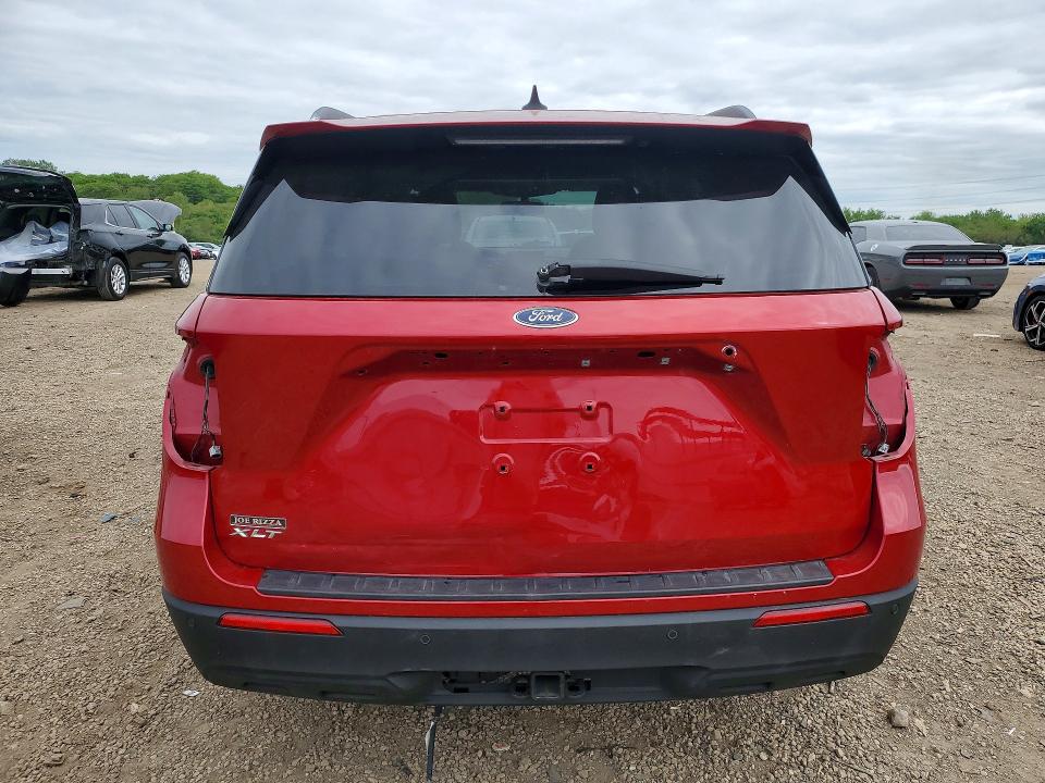 2021 Ford Explorer VIN 1FMSK8DH6MGB77291 COPART salvage auction — REAR END, Il - Salvage Certificate, sold $10,700 on 2026-07-29 (photo 6)