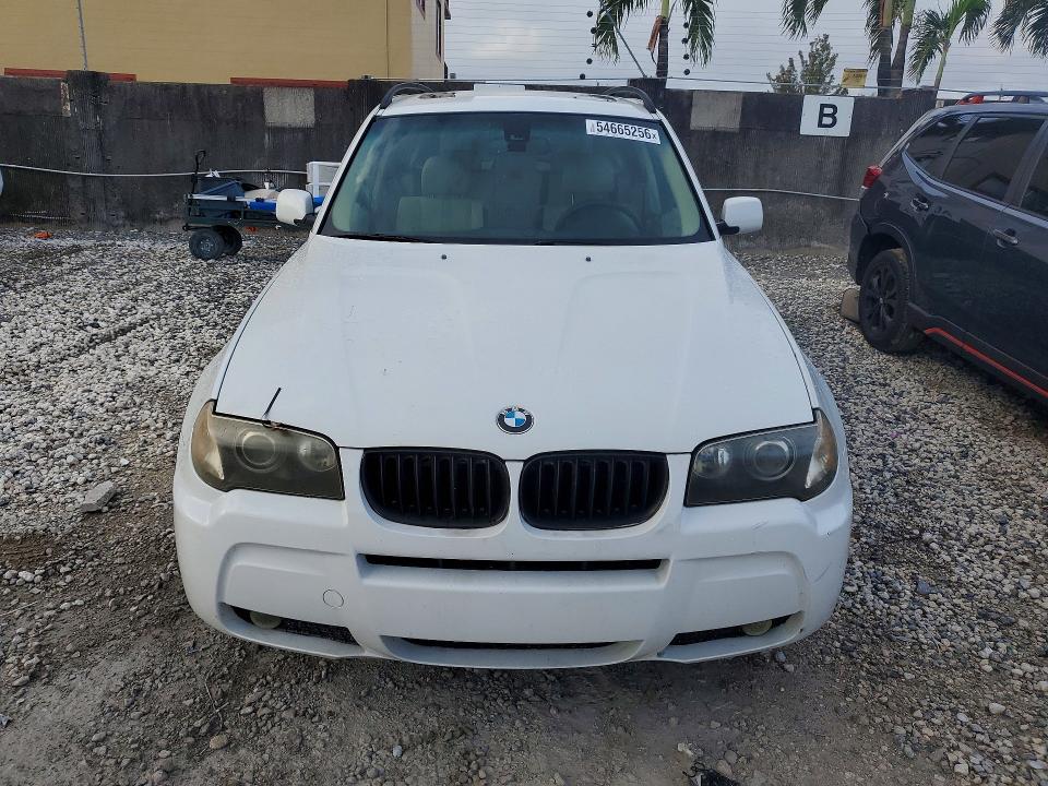 2006 BMW X3 VIN WBXPA93426WD28286 COPART salvage auction — SIDE, FL - CERT OF TITLE SLVG REBUILDABLE, sold $325 on 2026-07-13 (photo 5)