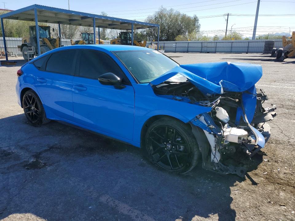 2025 Honda Civic VIN 19XFL2H84SE002612 COPART salvage auction — FRONT END, Nv - Salvage Title, sold $4,000 on 2026-07-09 (photo 4)