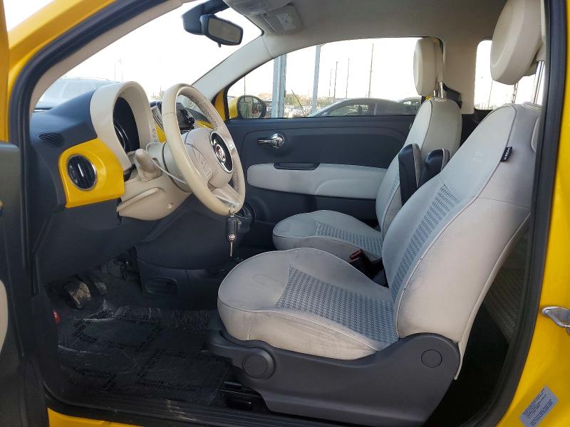2017 Fiat 500 VIN 3C3CFFKR8HT503000 COPART salvage auction — FRONT END, Ca - Salvage Certificate, sold $1,550 on 2026-07-02 (photo 7)