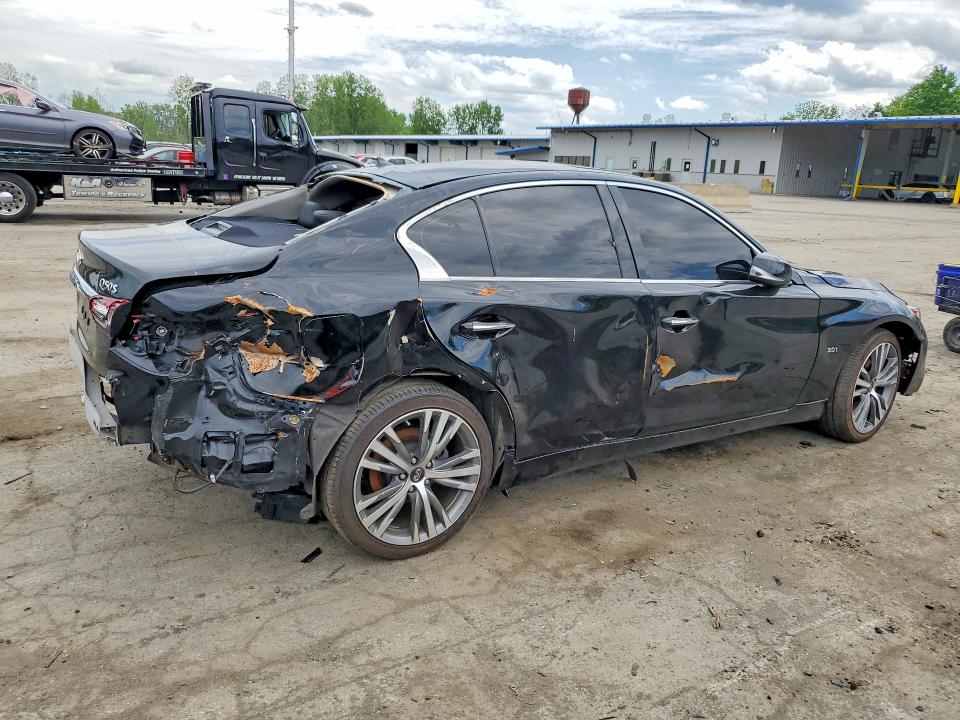 2018 Infiniti Q50 VIN JN1EV7AR2JM441204 COPART salvage auction — REAR END, Ct - Cert Of Title-Salvage (P), sold $1,900 on 2026-07-14 (photo 3)
