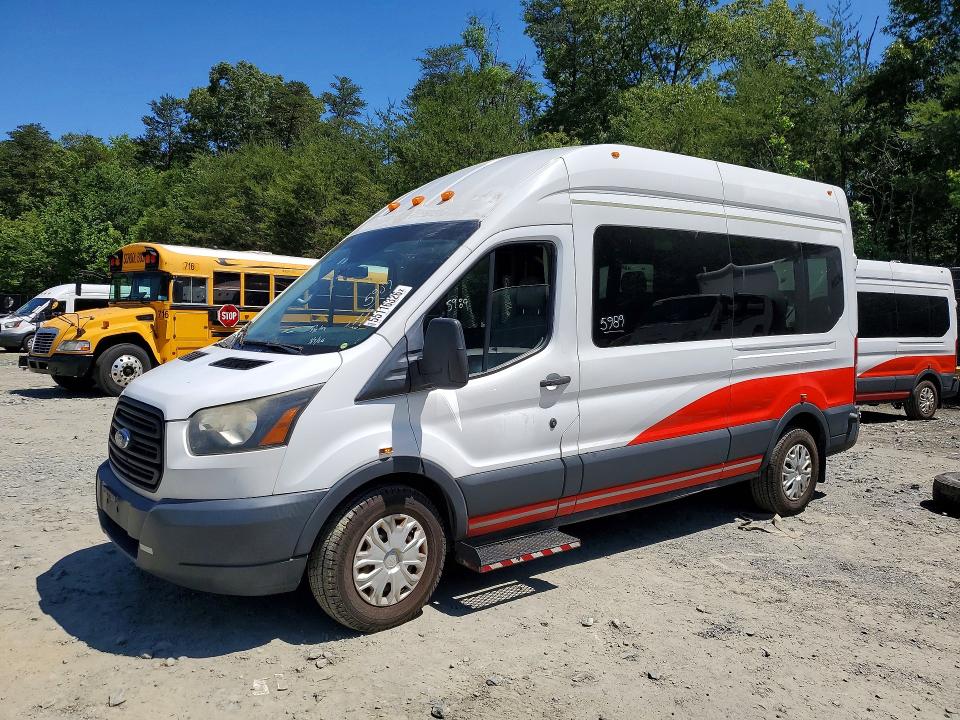 2018 Ford Transit VIN 1FTBW2XM5JKB53166 — COPART salvage auction photo