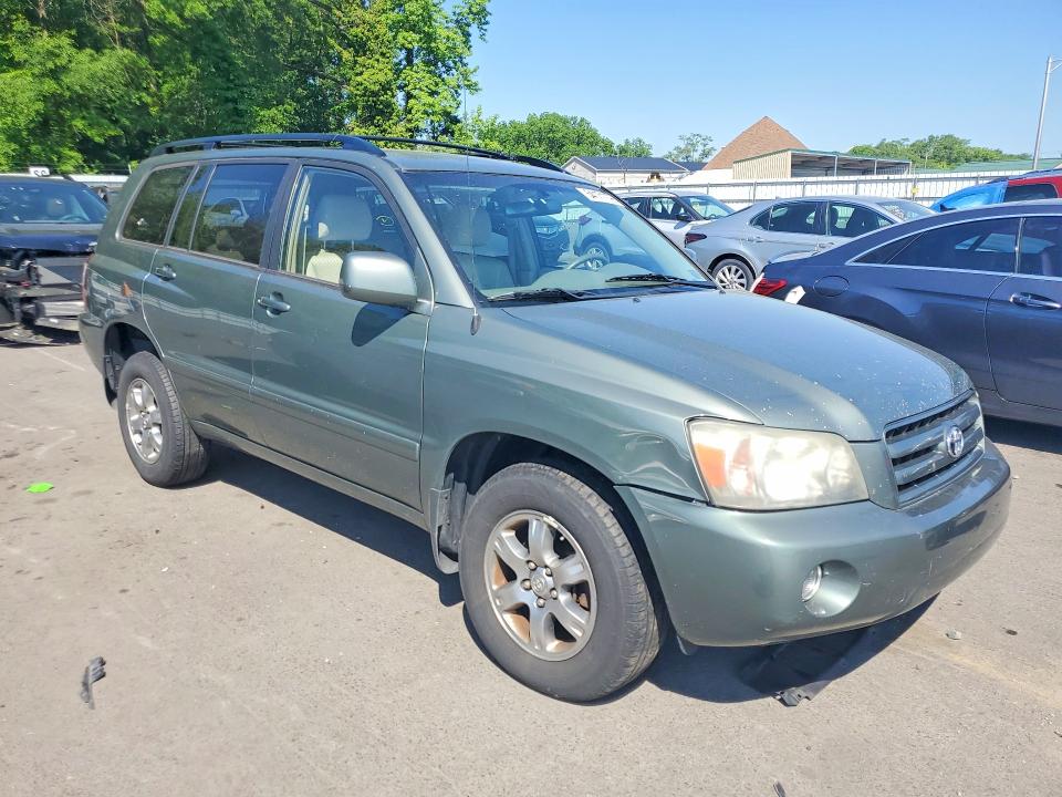 2006 Toyota Highlander VIN JTEEP21A860157316 COPART salvage auction — FRONT END, Nj - Cert Of Title-Salvage, sold $1,150 on 2026-07-02 (photo 4)