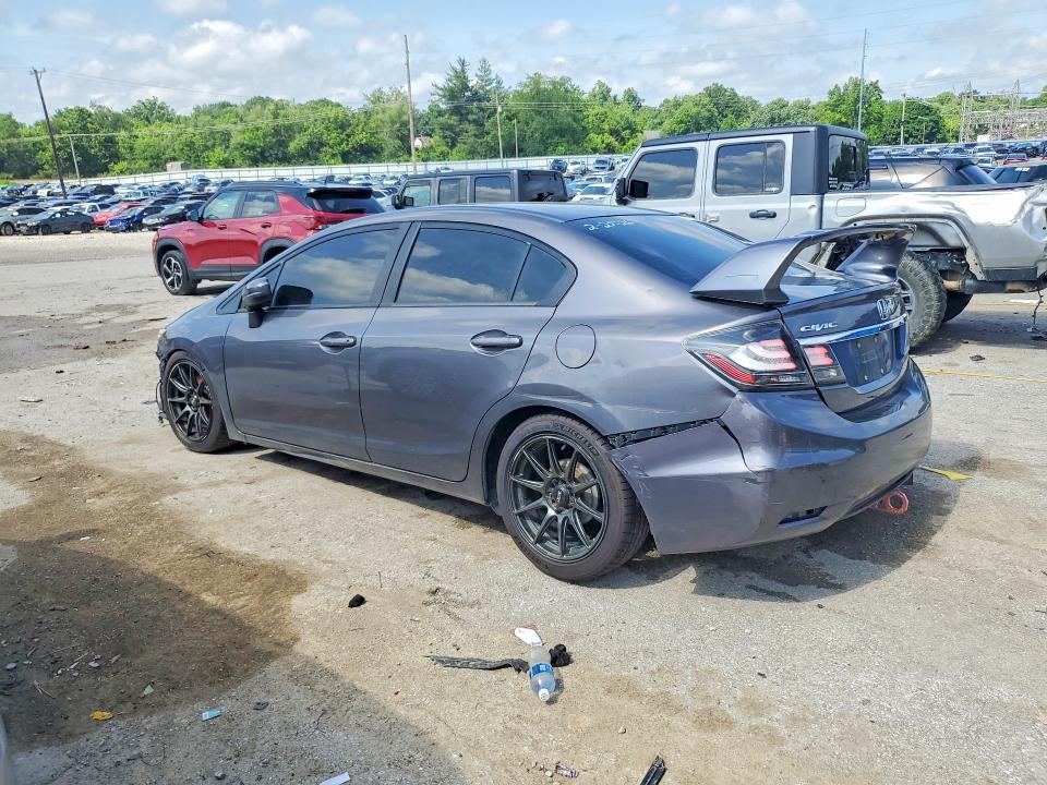 2014 Honda Civic VIN 2HGFB2F52EH552882 COPART salvage auction — FRONT END, Ky - Cert Of Title-Salvage, sold $600 on 2026-07-29 (photo 2)