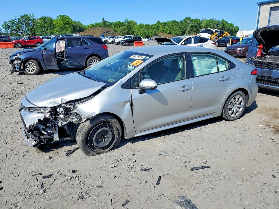 2020 Toyota Corolla VIN JTDEPRAE1LJ017534 COPART salvage auction — FRONT END, Pa - Certificate Of Salvage, sold $3,800 on 2026-07-08 (photo 1)