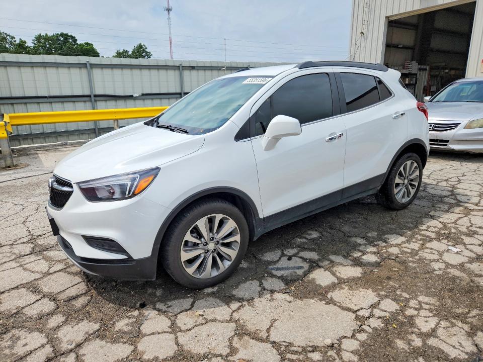 2020 Buick Encore VIN KL4CJASB6LB077473 COPART salvage auction — HAIL, Mo - Salvage Certificate Of Title, sold $4,950 on 2026-07-27 (photo 1)