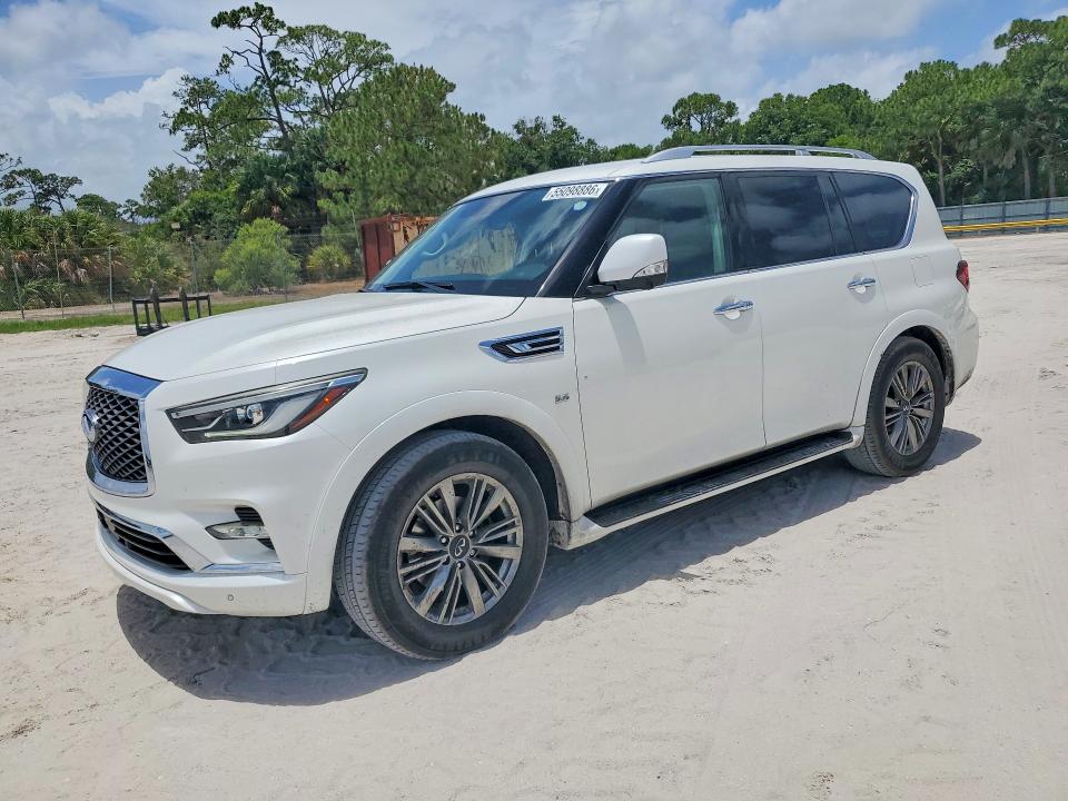 2018 Infiniti VIN JN8AZ2ND4J9840589 COPART salvage auction — FRONT END, Fl - Cert Of Title Slvg Rebuildable, sold $7,500 on 2026-07-15 (photo 1)