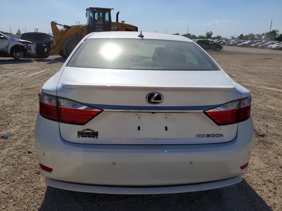 2013 Lexus ES VIN JTHBW1GG3D2011678 COPART salvage auction — REAR END, IA - CERT OF TITLE-SALVAGE TITLE, sold $1,600 on 2026-07-08 (photo 6)