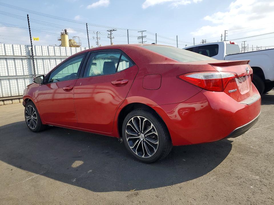 2014 Toyota Corolla VIN 5YFBURHE8EP068366 COPART salvage auction — FRONT END, Ca - Salvage Certificate, sold $1,450 on 2026-07-08 (photo 2)
