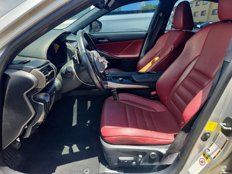 2016 Lexus Is VIN JTHBA1D29G5007824 COPART salvage auction — FRONT END, Salvage Title, sold $1,300 on 2026-07-22 (photo 7)