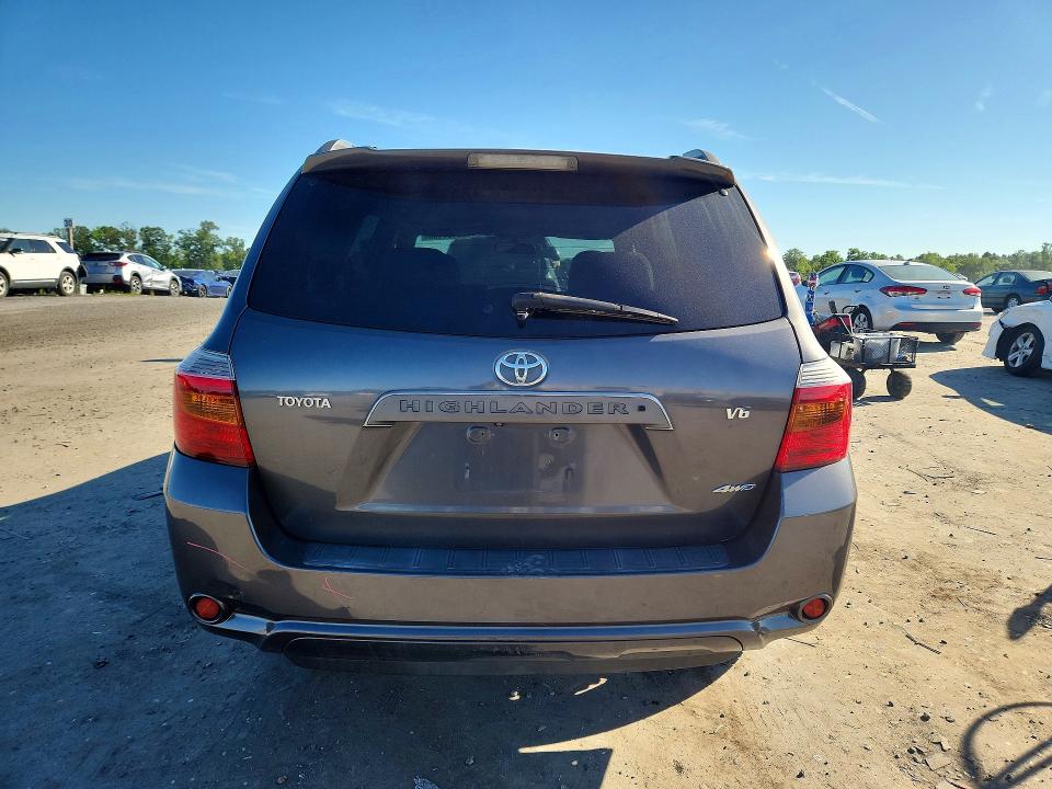 2008 Toyota Highlander VIN JTEES43A182101359 COPART salvage auction — FRONT END, VA - CERT OF TITLE - SALVAGE, sold $550 on 2026-07-22 (photo 6)