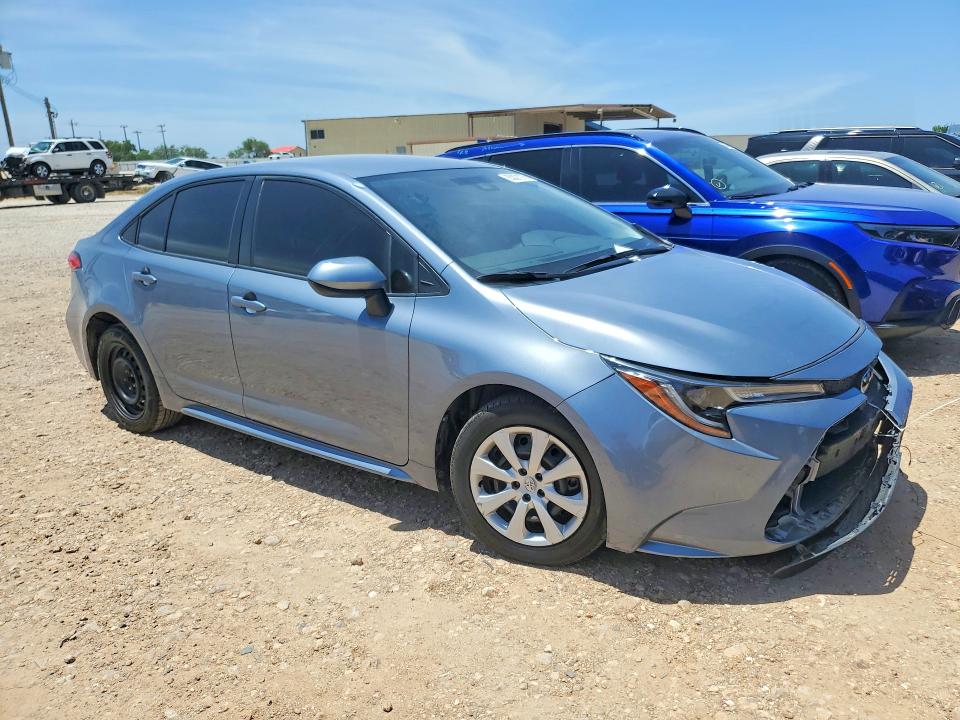 2022 Toyota Corolla VIN JTDEPMAE8NJ219969 COPART salvage auction — FRONT END, Tx - Certificate Of Title (P), sold $9,300 on 2026-07-02 (photo 4)