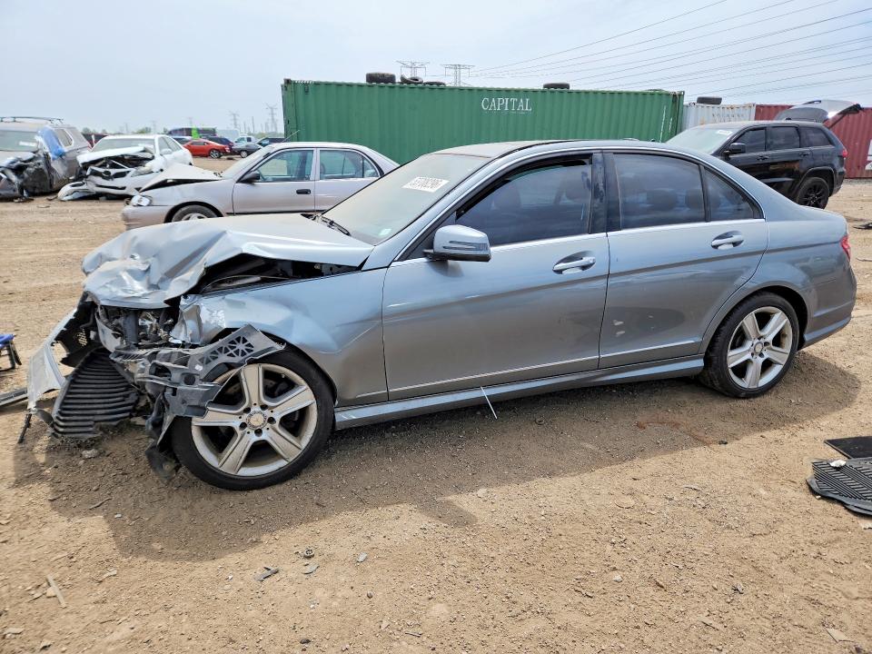 2010 Mercedes-benz C-klasse VIN WDDGF8BB4AF451947 COPART salvage auction — FRONT END, Il - Salvage Certificate, sold $575 on 2026-07-28 (photo 1)