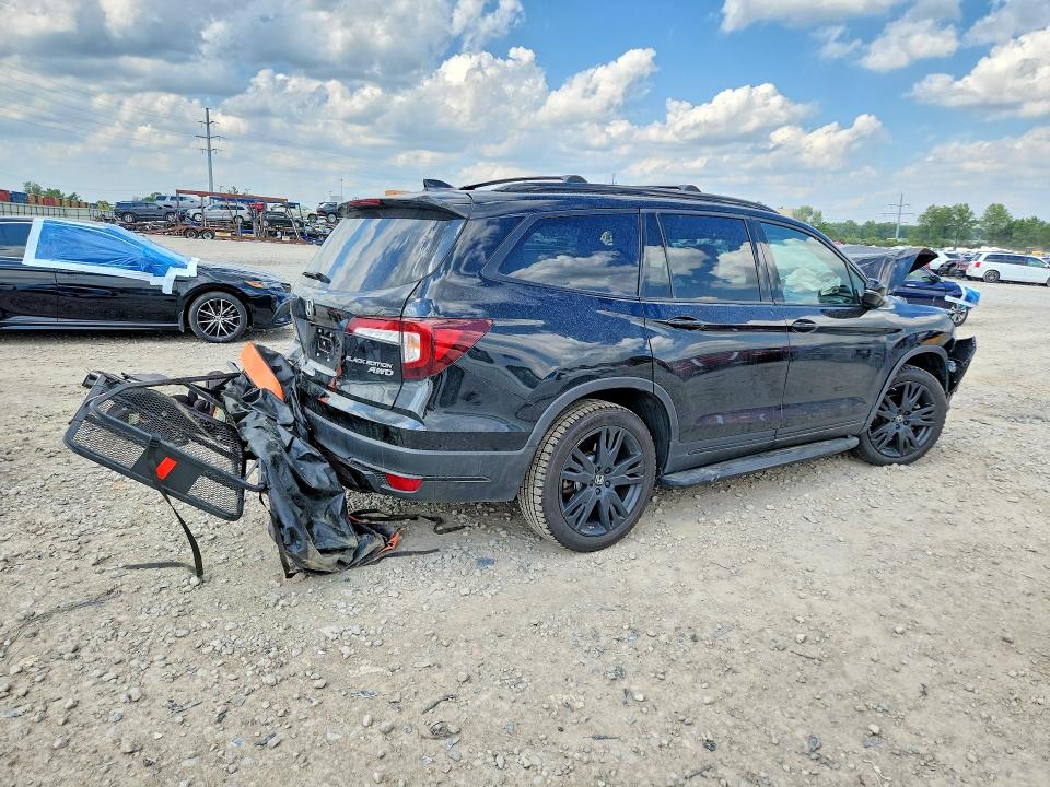 2022 Honda Pilot VIN 5FNYF6H77NB055110 COPART salvage auction — FRONT END, Oh - Cert Of Title-Salvage, sold $7,700 on 2026-07-24 (photo 3)