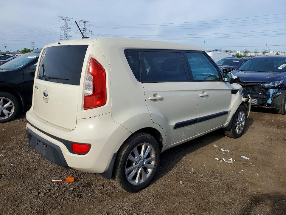 2013 Kia VIN KNDJT2A65D7531119 COPART salvage auction — FRONT END, Il - Salvage Certificate, sold $500 on 2026-07-07 (photo 3)