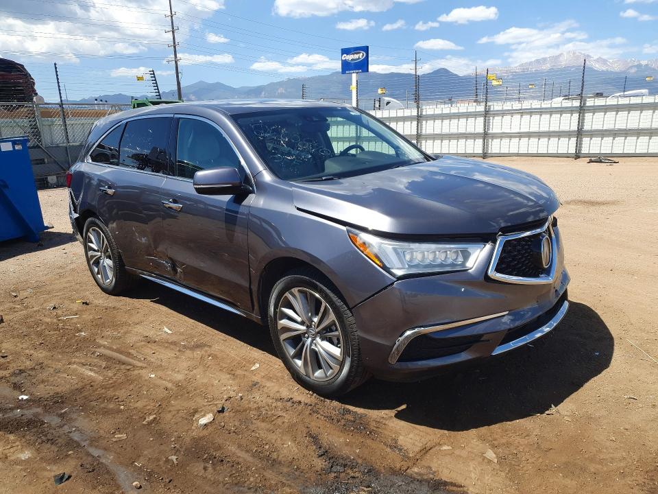 2017 Acura Mdx VIN 5FRYD4H5XHB025286 COPART salvage auction — FRONT END, Co - Salvage Title, sold $2,750 on 2026-07-29 (photo 4)