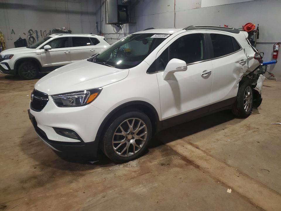 2018 Buick Encore VIN KL4CJ1SB7JB599493 COPART salvage auction — REAR END, Salvage Title, sold $275 on 2026-07-30 (photo 1)