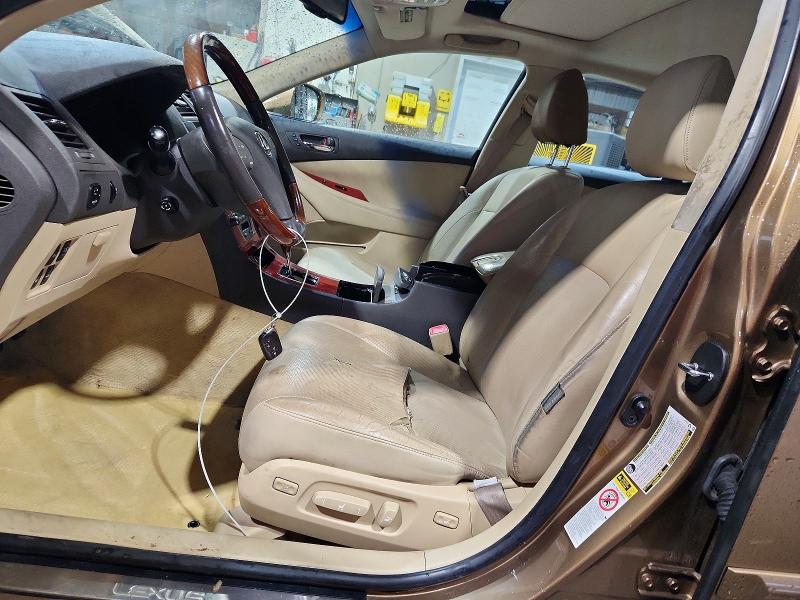 2007 Lexus ES VIN JTHBJ46GX72124615 COPART salvage auction — FRONT END, Mo - Salvage Certificate Of Title, sold $350 on 2026-07-28 (photo 7)