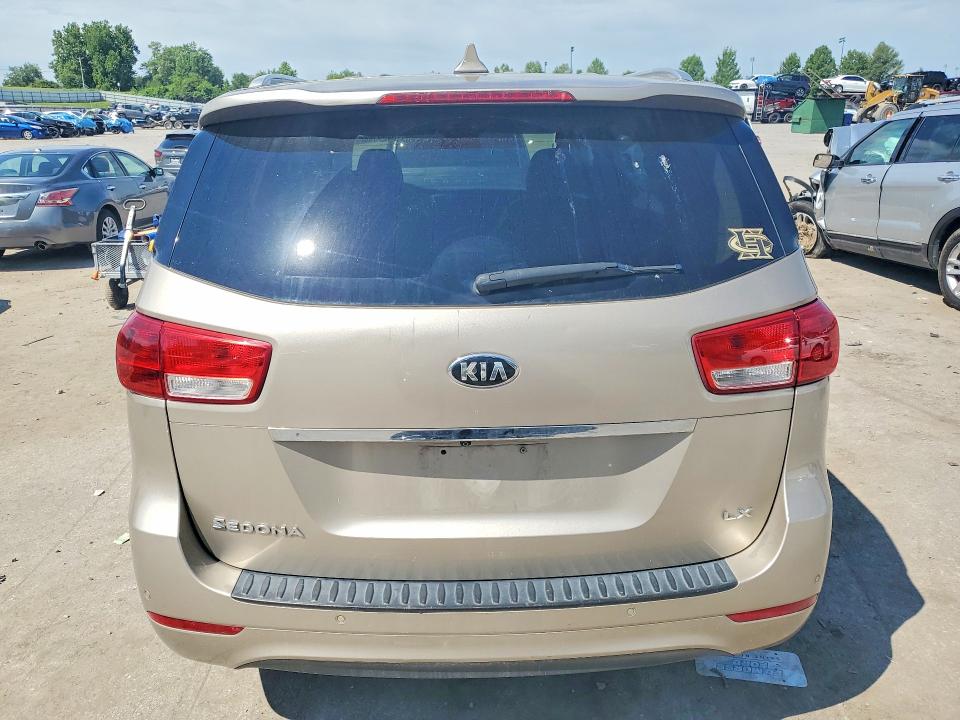 2017 Kia SEDONA VIN KNDMB5C12H6307210 COPART salvage auction — FRONT END, Mo - Salvage Certificate Of Title, sold $650 on 2026-07-10 (photo 6)