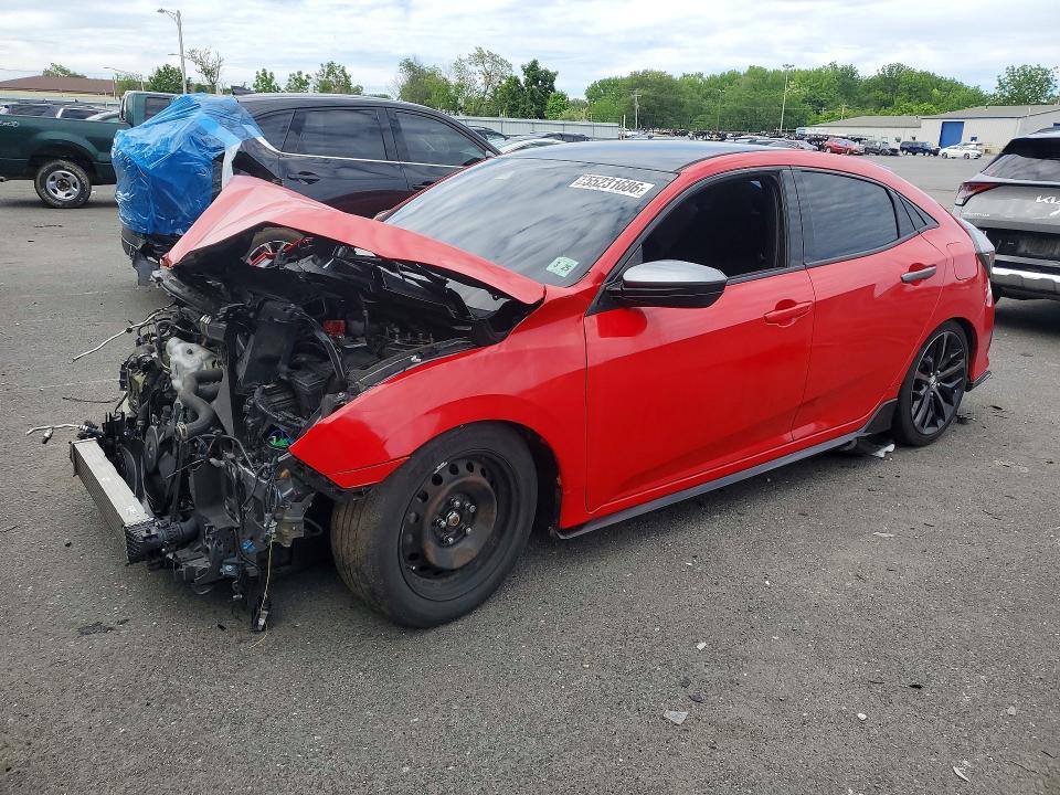 2020 Honda Civic VIN SHHFK7H46LU410360 COPART salvage auction — FRONT END, Nj - Cert Of Title-Salvage, sold $150 on 2026-07-30 (photo 1)