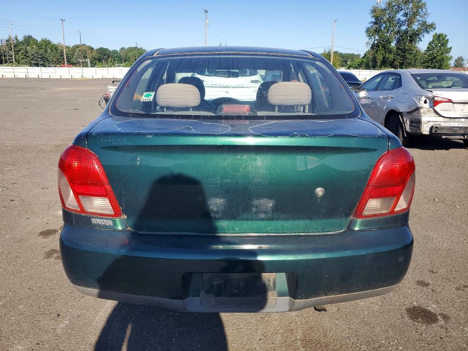 2001 Toyota Echo VIN JTDBT123710167406 COPART salvage auction — FRONT END, Or - Salvage Title Certificate, sold $275 on 2026-07-15 (photo 6)