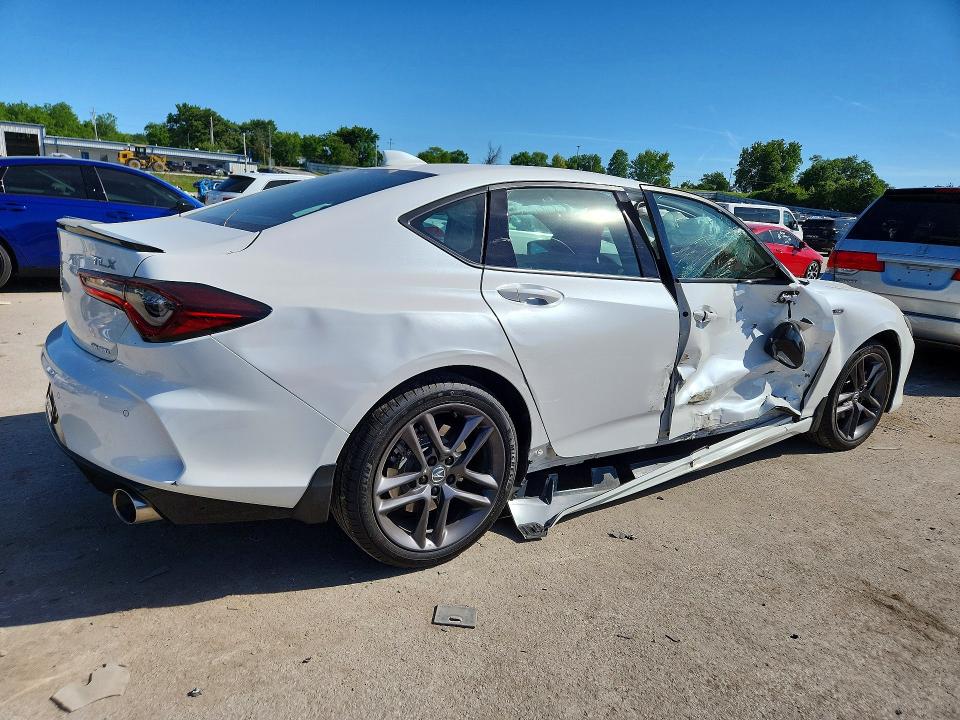 2025 Acura VIN 19UUB6F54SA003550 COPART salvage auction — SIDE, Mo - Salvage Certificate Of Title, sold $13,800 on 2026-07-31 (photo 3)
