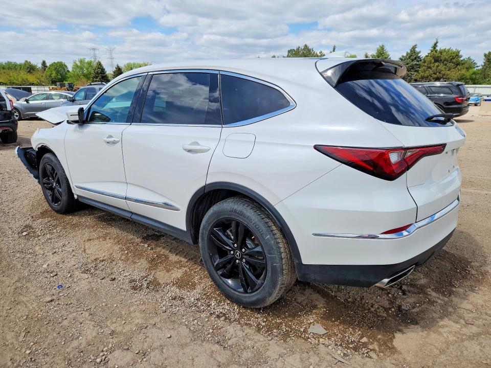 2024 Acura VIN 5J8YE1H37RL001426 COPART salvage auction — FRONT END, Il - Salvage Certificate, sold $8,500 on 2026-07-02 (photo 2)