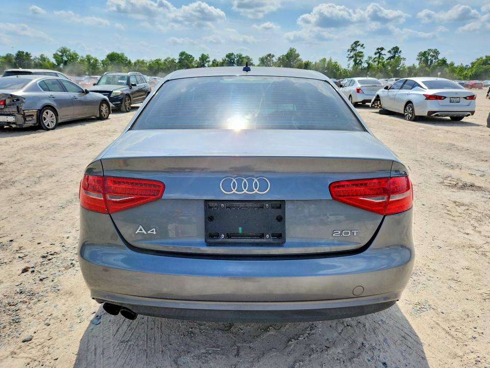 2013 Audi A4 VIN WAUEFAFL1DA060331 COPART salvage auction — FRONT END, Tx - Salvage Vehicle Title, sold $150 on 2026-07-24 (photo 6)