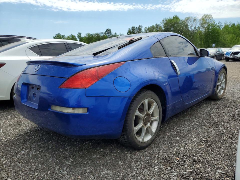2004 Nissan 350z VIN JN1AZ34E34T062307 COPART salvage auction — FRONT END, On - Permit No Brand - Unfit, sold $275 on 2026-07-28 (photo 3)