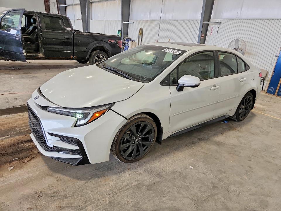 2023 Toyota Corolla VIN JTDBDMHE1PJ001327 COPART salvage auction — FRONT END, Ne - Cert Of Title-Salvage, sold $2,250 on 2026-07-28 (photo 1)