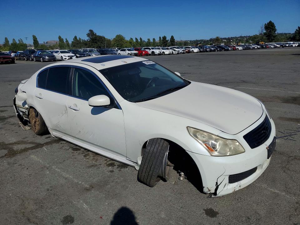 2007 Infiniti G35 VIN JNKBV61E57M710763 COPART salvage auction — REAR END, Ca - Salvage Certificate, sold $575 on 2026-07-06 (photo 4)